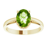 Solitaire Scroll Setting® Ring