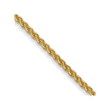 14K 24 inch 1.05mm Spiga with Lobster Clasp Chain