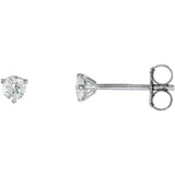 14K White Gold 1/5 CTW Natural Diamond Stud Earrings