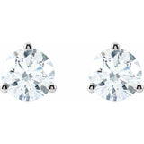 14K White Gold 1 1/2 CTW Lab-Grown Diamond Stud Earrings