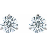 14K White Gold 2 CTW Lab-Grown Diamond Stud Earrings