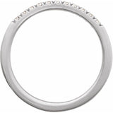 Sterling Silver 1/6 CTW Natural Diamond Stackable Ring