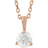 14K Rose Gold 1/3 CTW Natural Diamond 18