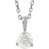 14K White Gold 1/3 CTW Natural Diamond 18