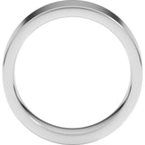 Platinum 7 mm Comfort-Fit Flat Band Size 8