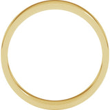 14K Yellow Gold 4 mm Flat Band Size 6