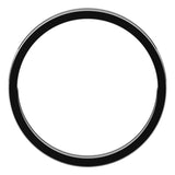 14K White Gold 2 mm Flat Band Size 10