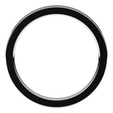 14K White Gold 2.5 mm Comfort-Fit Flat Band Size 6