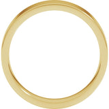 10K Yellow Gold 5 mm Lightweight Comfort-Fit Flat Band Size 10