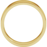 10K Yellow Gold 6 mm Lightweight Comfort-Fit Flat Band Size 10