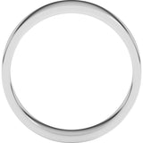 Platinum 5 mm Flat Band Size 9