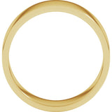 10K Yellow Gold 7 mm Flat Band Size 19