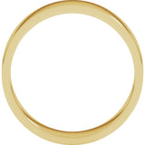 18K Yellow Gold 5 mm Flat Band Size 4