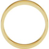 10K Yellow Gold 6 mm Flat Band Size 5