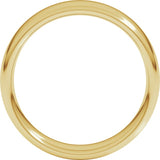 14K Yellow Gold 5.5 mm Comfort-Fit European-Style Band Size 10