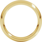 10K Yellow Gold 5.5 mm Comfort-Fit Half Round Band Size 6.5