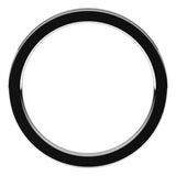 14K White Gold 2 mm Comfort-Fit Flat Band Size 6