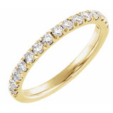 14K Yellow Gold 1/2 CTW Natural Diamond Stackable Ring