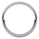 Platinum 4.5 mm Comfort-Fit European-Style Band Size 11