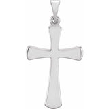 Platinum Cross Pendant