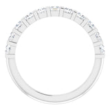 Platinum 3/4 CTW Natural Diamond Anniversary Band