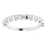 Platinum 3/4 CTW Natural Diamond Anniversary Band