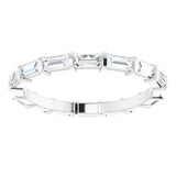 Platinum 5/8 CTW Natural Diamond Eternity Band Size 7