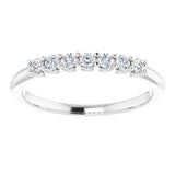 Platinum 1/5 CTW Natural Diamond Anniversary Band