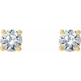 14K Yellow Gold 1/3 CTW Natural Diamond Cocktail-Style Earrings