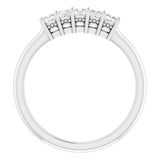 14K White 1/3 CTW Natural Diamond Anniversary Band