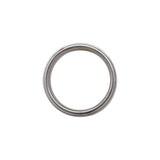 Tungsten 8 mm Stepped-Edge Inlay Comfort-Fit Band  Size 9