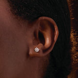 14K White 1/2 CTW Lab-Grown Diamond Stud Earrings