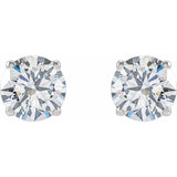 14K White 2 CTW Lab-Grown Diamond Stud Earrings