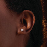 14K Rose Gold 2 CTW Lab-Grown Diamond Earrings