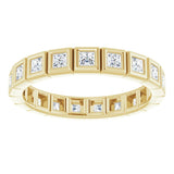 Bezel-Set Eternity Band