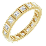 Bezel-Set Eternity Band