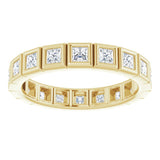 Bezel-Set Eternity Band