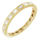 Bezel-Set Eternity Band