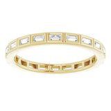 Bezel-Set Eternity Band