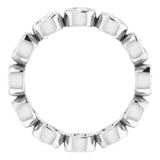 Bezel-Set Eternity Band