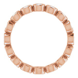 Bezel-Set Eternity Band