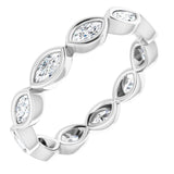 Bezel-Set Eternity Band