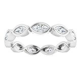 Bezel-Set Eternity Band