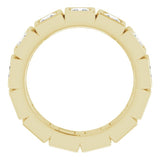 Bezel-Set Eternity Band