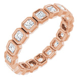 Bezel-Set Eternity Band