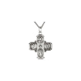 Four-Way Cross Medal Necklace Or Pendant