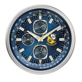 CITIZEN CC2030 Blue Angel - Out door Wall Clock - Silver